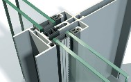 Facciata continua con pressore architettonico, progettazione esecutiva di dettaglio e calcolo strutturale facciata continua
